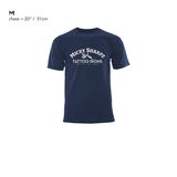 Official Micky Sharpz Built to Last Dark Navy TShirt - MEDIUM